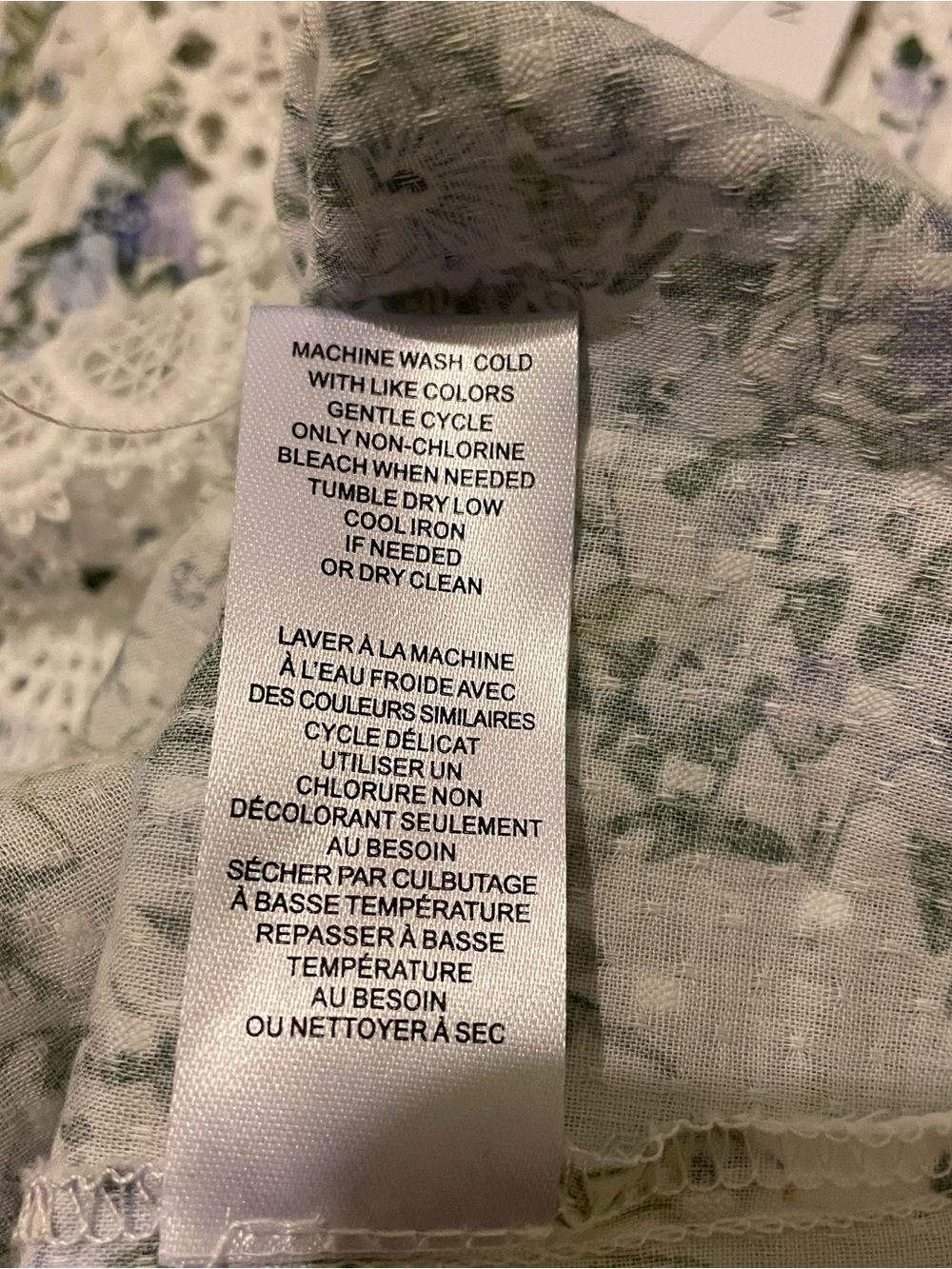 CHELSEA & THEODORE blouse 1X NWT - Picture 10 of 10